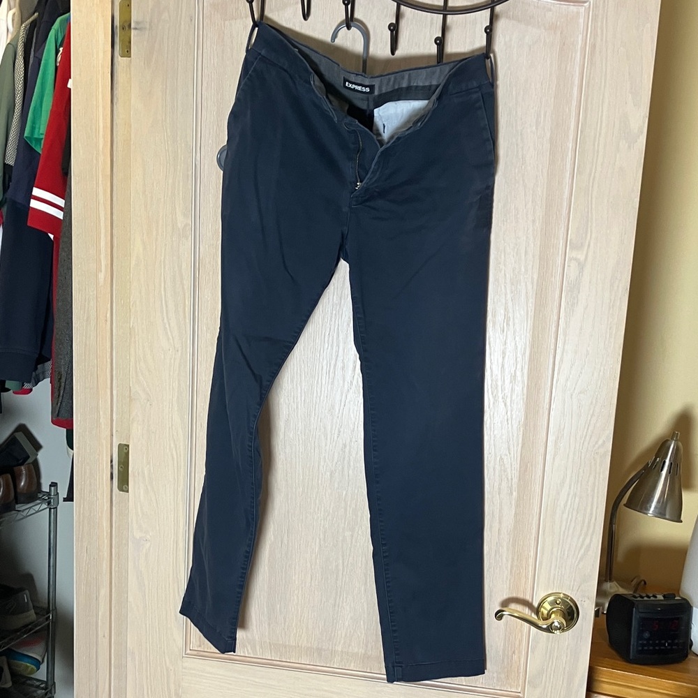 Express Men's Navy Chinos